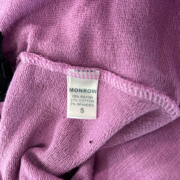 Monrow Women’s Pink Drawstring Joggers Size Small - Picture 5 of 6